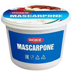 Сыр Маскарпоне Santabene 80% 250 г без скидки