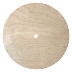 Подложка под торт деревянная с отверстием 6 мм 32 см 