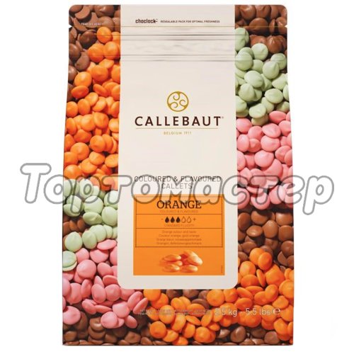 Шоколад CALLEBAUT Оранжевый апельсиновый 100 г Orange-RT-U70