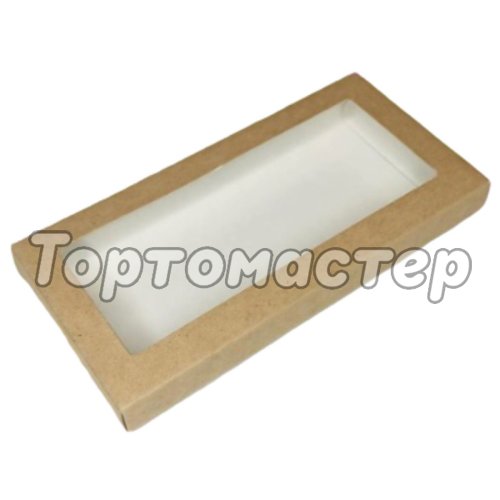 Коробка для шоколадной плитки крафт 17х8х1,5 см ForG CHOCO I W K 170*80*15 