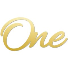 Топпер декоративный акриловый "One" TA/38