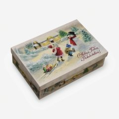 Коробка для сладостей "С Новым Годом и Рождеством" 30х20х9 см 9709513