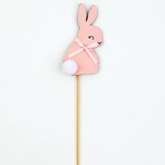 Топпер декоративный деревянный "Пасхальный кролик" 9212688